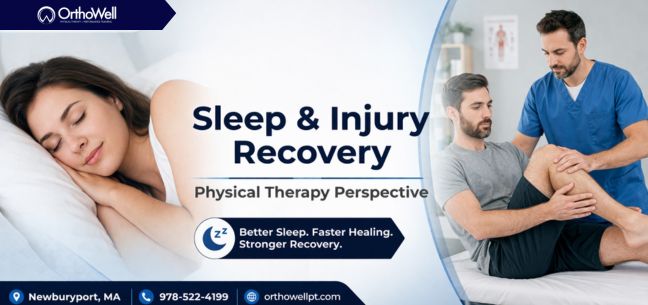 Sleep plays a key role in injury recovery. Learn how quality rest supports healing, reduces pain, and improves physical therapy outcomes.